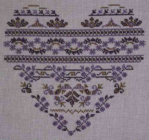 Coeur Palais d'Hiver - version Violet Byzantin